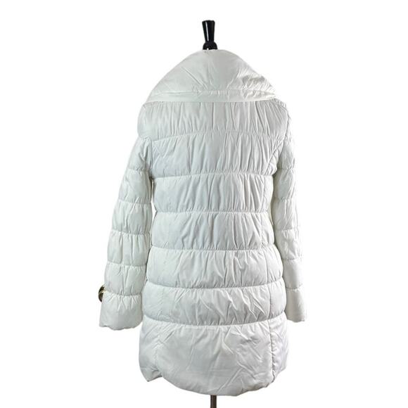 A. Byer Women’s Puffer Long Winter Coat Collar Bright White Women’s Size XL - Picture 4 of 15